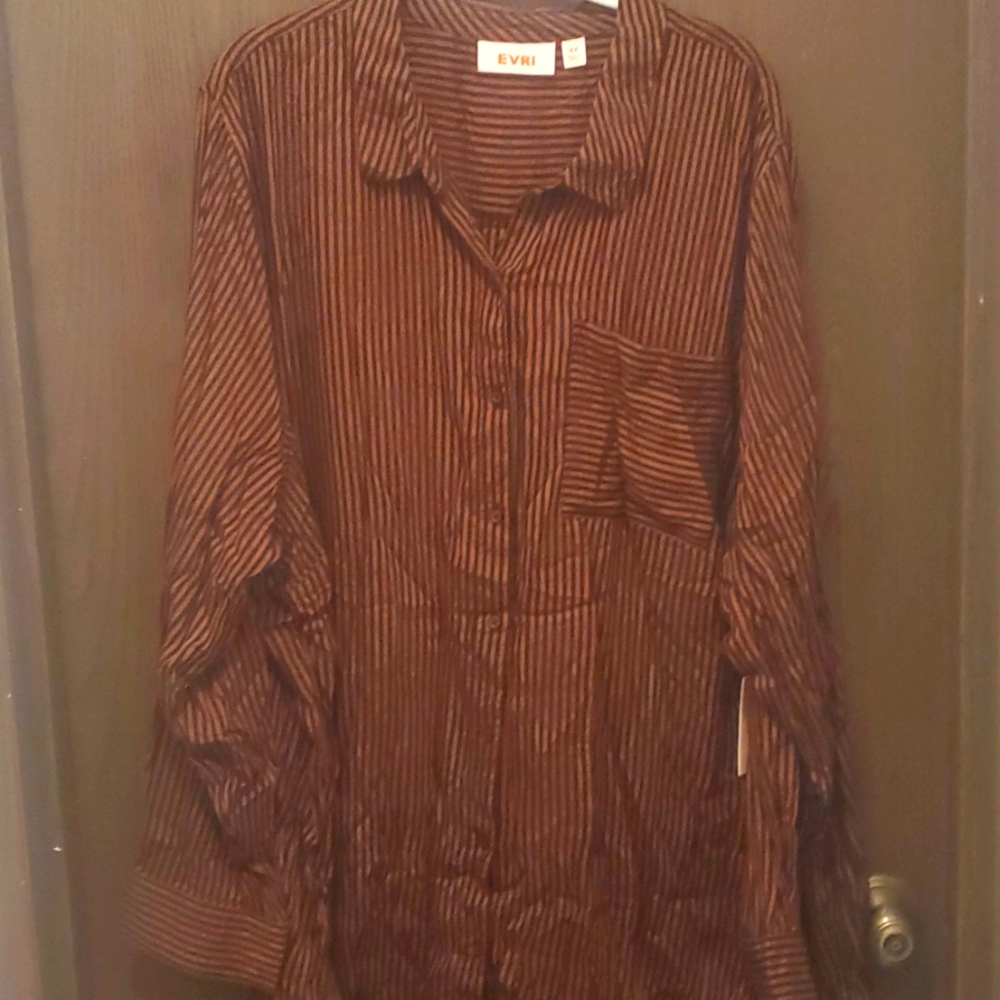 Relaxed fit 4x button down